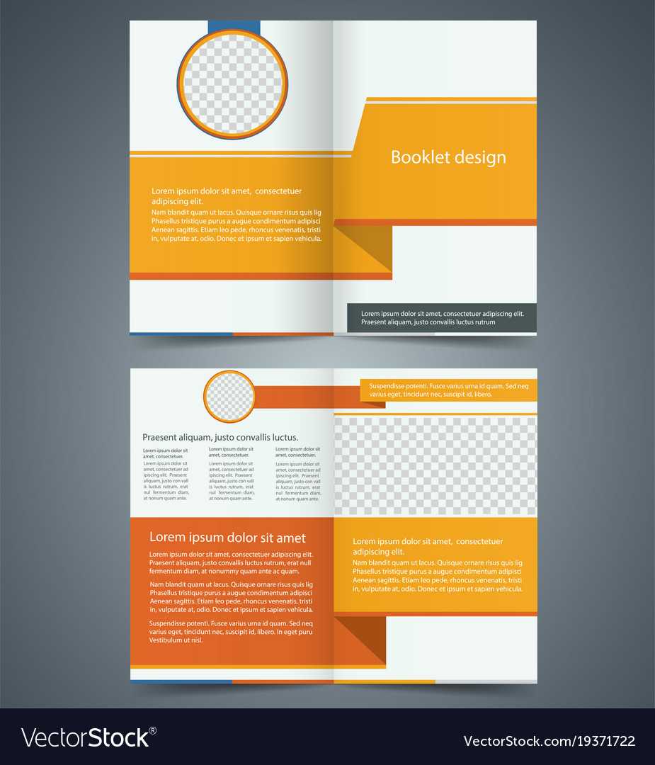 Yellow Bifold Brochure Template Design Intended For Free Illustrator Brochure Templates Download