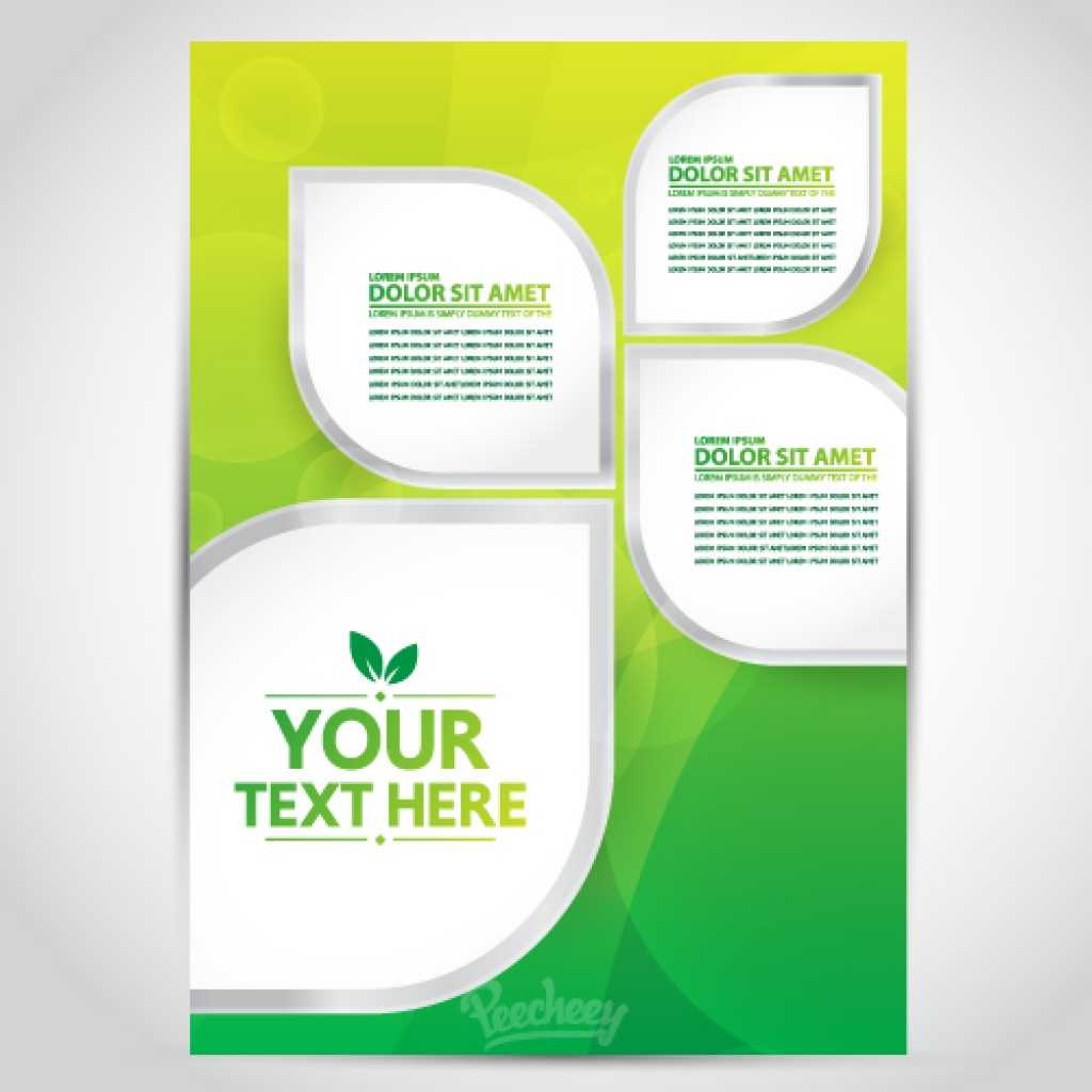 Yellow Brochure Ai File | Free Graphics | Uihere Intended For Ai Brochure Templates Free Download